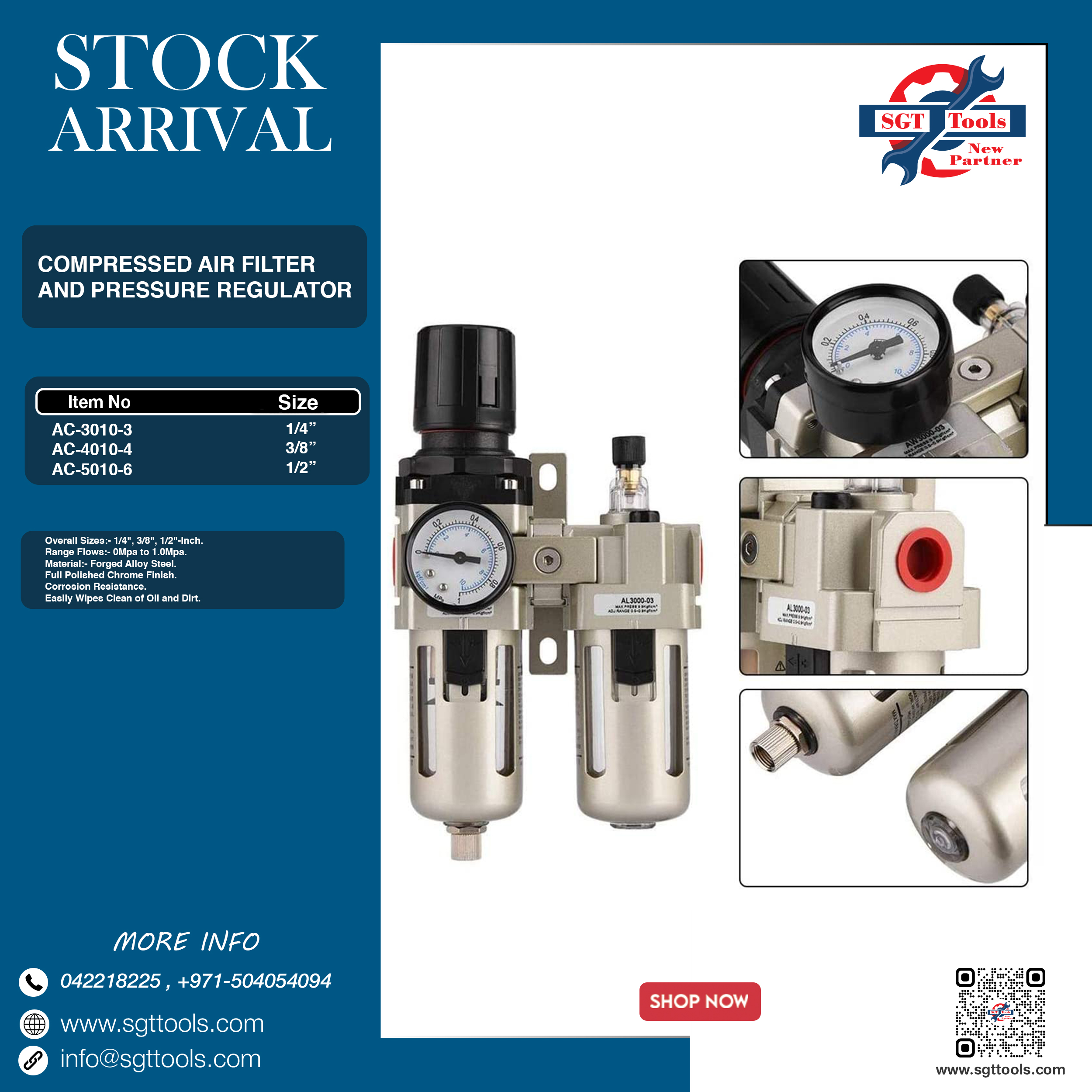 Air Filter Pressure Regulator